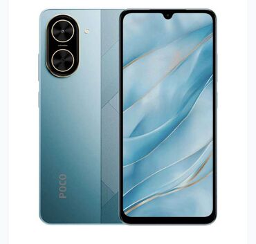 планшет android: Poco C61, Жаңы, 64 ГБ, түсү - Көк, 2 SIM