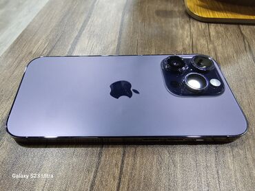 дубайский айфон 13 про макс: IPhone 14 Pro, 256 ГБ, Deep Purple, Face ID, Беспроводная зарядка, С документами