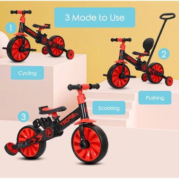 Beşiklər: Bu velosiped 2 yaşında 5 yaşına qədər uşaqlar üçün idealdır . Onun