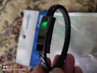 ios: Продаю кожаный браслет-кабель зарядка для iOS с передачей