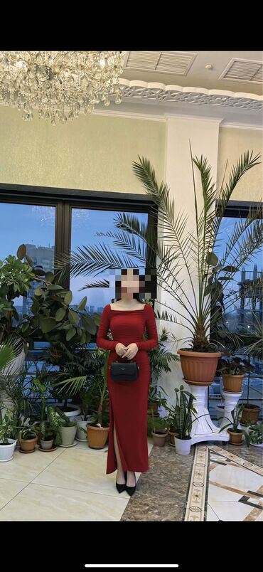 вечернее платье больших размеров: Вечернее платье, Классическое, Длинная модель, Трикотаж, С рукавами, S, M