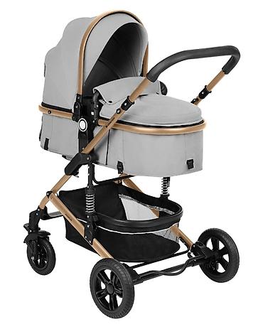 voile blanche patike: KIKKA BOO Amaia – premium 3u1 kolica, light grey (SKU: KKB1) Opis: - — 9