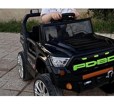 Детские электрокары: Uşaq üçün elektrikli minik maşını – off-road pikap üslubunda - Rəng — 1