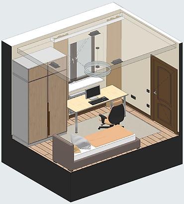 Услуги проектировщика, архитектора: Design & Engineering Services, 3D-визуализация, чертежи, | Квартиры — 22