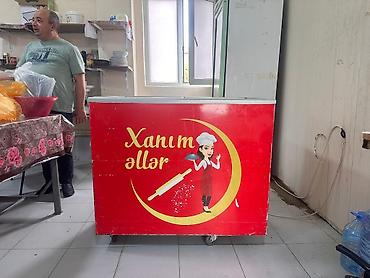 Soyuducu avadanlığı: Ticarət vitrinli dondurucu (şüşə qapılı, rollerlə) - Tip: üstdən — 1