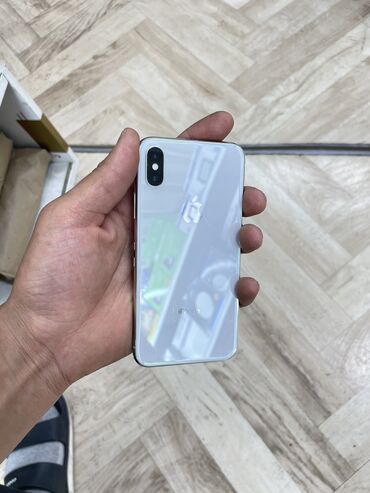 радио платы: IPhone X, Б/у, 256 ГБ, White Titanium, Защитное стекло, Чехол, 100 %
