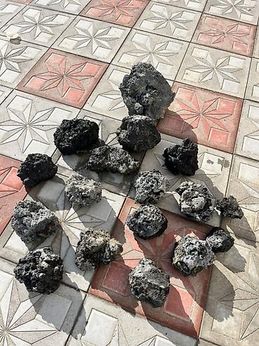 Dekorativ daşlar: Akvarum üçün Təbii vulkanik lava daşları — 9