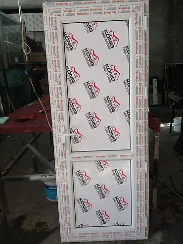 Plastik qapılar: Yeni Plastik qapı 70x200 sm Zamok və çərçivə ilə, Zəmanətli, Ödənişli quraşdırma, Ödənişli çatdırılma — 2