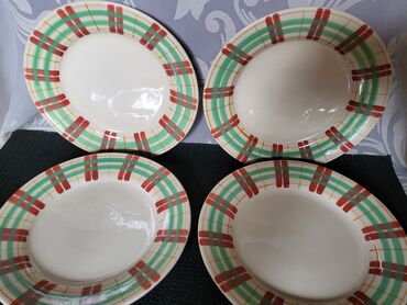 Kuhinjski setovi: Tanjiri rucno oslikani blue elephant 80te. Tanjiri,plitki rucno — 3