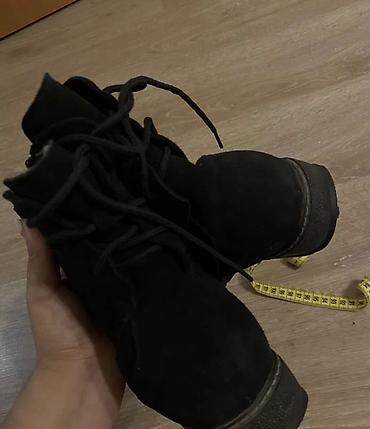 Айымдардын бут кийими: Батинкелер, 38, Aoka, Жаңы, түсү - Кара, Өзү алып кетүү, Акылуу жеткирүү — 3