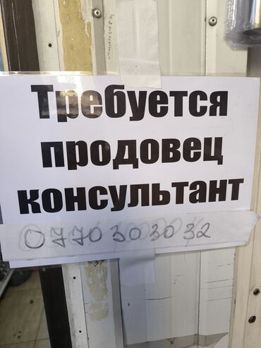 продавец консультант аламедин 1: Вакансия: продавец‑консультант Описание обязанностей: -