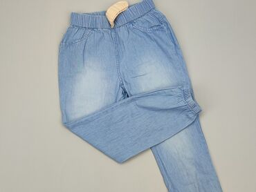 spodnie dla 10 latki: Spodnie jeansowe, 5.10.15, 5-6 lat, 110/116, stan - Dobry