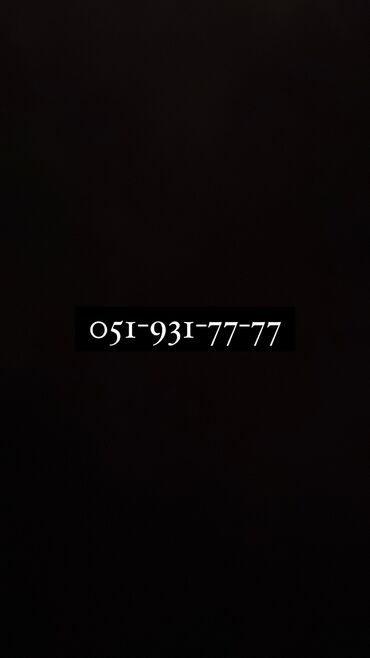 islenmis cin nomreler: Номер: ( 051 ) ( 9317777 ), Б/у