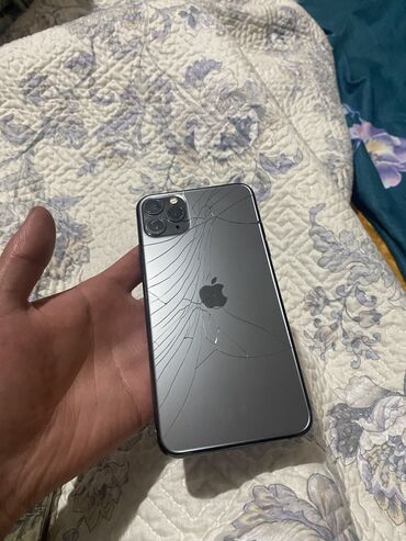 айфон 11 про каракол: IPhone 11 Pro Max, Колдонулган, 256 ГБ, Jet Black, 100 %