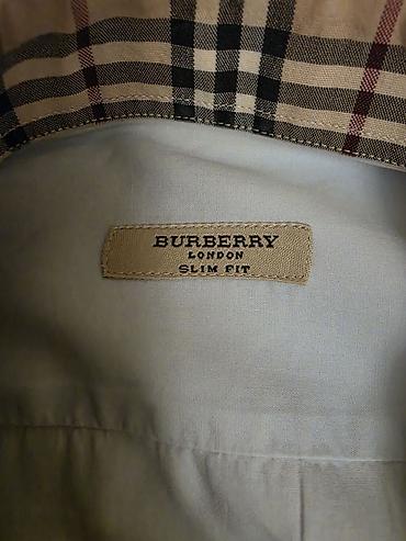 burberry шапка: Мужская рубашка Burberry London (Slim Fit), оригинал Описание товара — 2