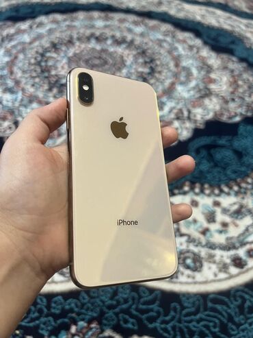 телефоны бу айфон: IPhone Xs, Б/у, 256 ГБ, Золотой, Зарядное устройство, Защитное стекло, Чехол, 92 %