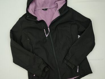 spodnie tech fleece czarne: Women`s lightweight jacket, size 2XL (EU 44)