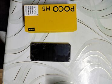 пока телефон: Poco M5, Б/у, 128 ГБ, цвет - Черный, 2 SIM