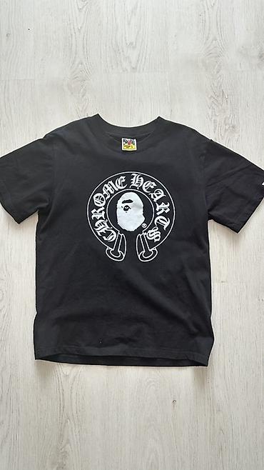 a bathing ape: Футболка A Bathing ape Носил 2 дня и все - Цвет: черный - Принт — 2