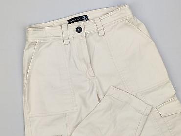 brązowe cargo: Amisu, Spodnie cargo damskie, rozmiar S — 1