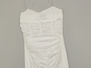 biała mini sukienki: Sukienka, S, stan - Idealny