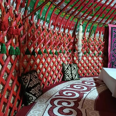 Аренда юрт: Аренда юрты, Каркас Деревянный, 65 баш, Казан, Посуда, С полом — 5