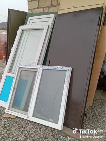 Plastik qapılar: Plastik pecereler qapilar muxtelif olcude var demir qapi dsrvazalar — 11