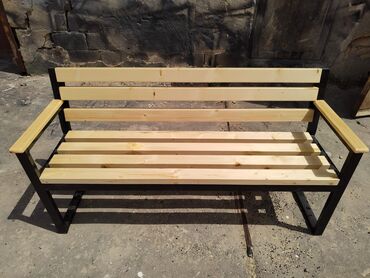 Sifarişlə skameykalar: Söykənəcək ilə, Qollu, Taxta, Azərbaycan, Kredit yoxdur — 2