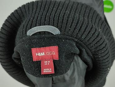 cat sweater hm: H&M L.O.G.G., Płaszcz damski, rozmiar XS — 4