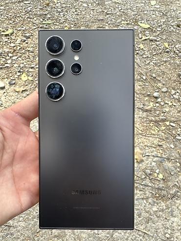 Уюлдук телефондор жана аксессуарлар: Samsung Galaxy S23 Ultra, Колдонулган, 256 ГБ, түсү - Кара, 2 SIM, eSIM — 4