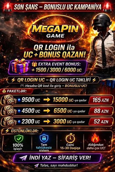 çat patpres təmiri: PUBG Mobile və Free Fire üçün rəqəmsal valyuta və paketlər Xidmətlər — 3