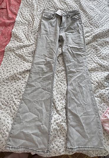 джинсы zara: Джинсы, Клеш, Zara, Турция, Средняя талия, S — 3