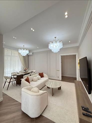 avangard квартиры: 2 комнаты, 75 м², Асанбай мкр Элитка, 1 этаж, Дизайнерский ремонт — 4