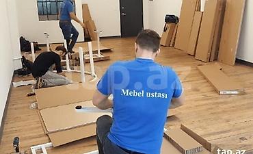 Сборка мебели: Mebel ustası.: unvan Bakı şəhəri bütün mebellerin sokulmesi qurulması — 1