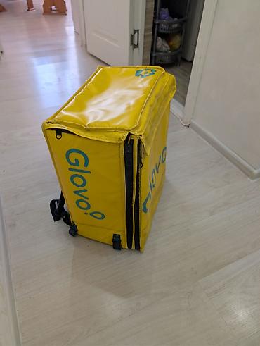 сумка глово: Терморюкзак курьера Glovo - Формат: жёсткий квадратный бокс для — 1