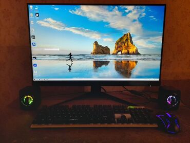 Masaüstü kompüterlər və iş stansiyaları: Manitor msi 24, 144gz oyun ucun.ram 16 core i7 3770.vidiokart rx 560 4 — 7