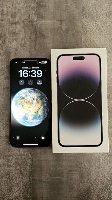 редми 14 ультра цена в бишкеке: IPhone 14 Pro Max, Колдонулган, 256 ГБ, Deep Purple, Каптама, Кабель, Куту, 87 %