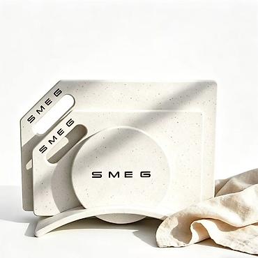 ложа: Набор кухонных разделочных досок Smeg - Комплектация: 3 доски разной — 6