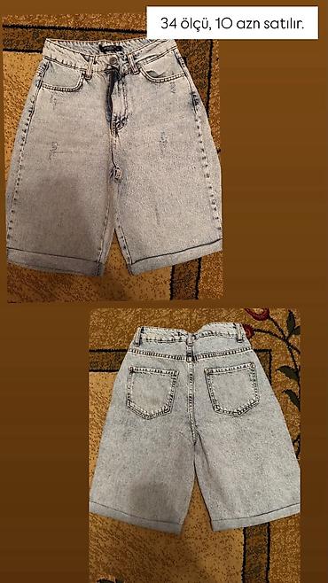 sortik: Şalvar, Bershka, 2XS, rəng - Göy — 1
