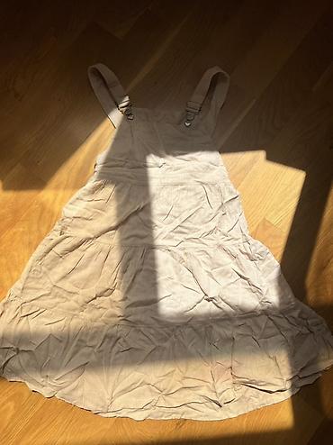 kətan dəst: ZARA Kids qız uşaq sarafan/önlük tipli don - Brend: ZARA Kids - Ölçü — 2