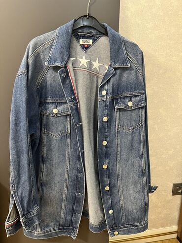 moto gödəkçə: Женская куртка Tommy Hilfiger, M (EU 38), цвет - Синий