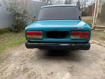 VAZ (LADA): Lada 2107 sedan - Kuzov: 4 qapılı sedan, mavi rəng - Mühərrik — 3