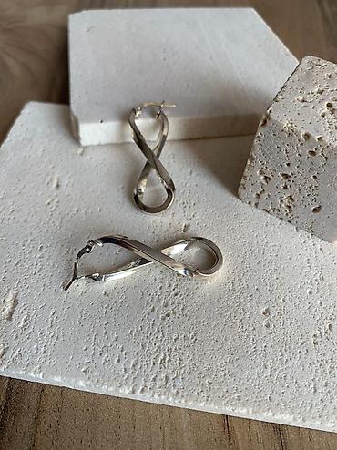 Серебряные серьги: Серебряные серьги, Проба 925, Женские, Новый — 15