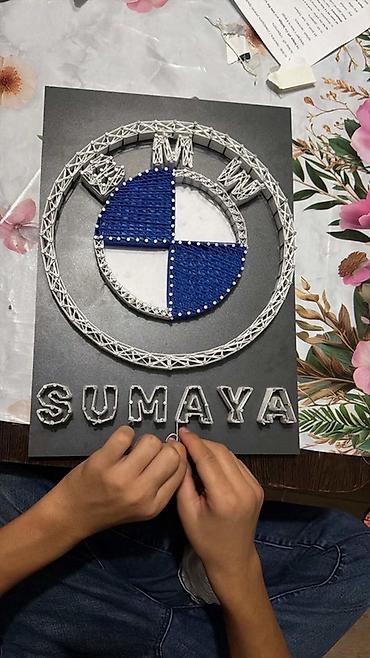 Панно: Панно из нитей и гвоздей (string art) на заказ. - Основа: прочная — 11