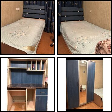 otaq qaplari: Aynur 4540 💫 Gənc yataq dəsti. 2 ədəd çarpayi matras daxil. Dolab və