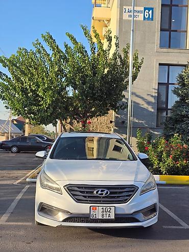start: Hyundai Sonata: 2015 г., Автомат, Бензин, Седан — 3