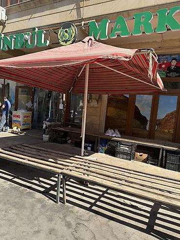 dayaq: Böyük ölçülü açıq hava çətiri (terrasa/mağaza önünə) - Forması — 2