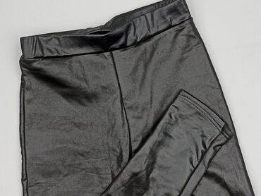 kombinezon zimowy f f: Leggings Eco-leather for women, size S