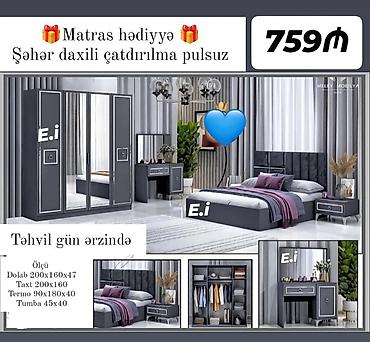 ucuz servantlar: Yataq otağı mebeli — 1