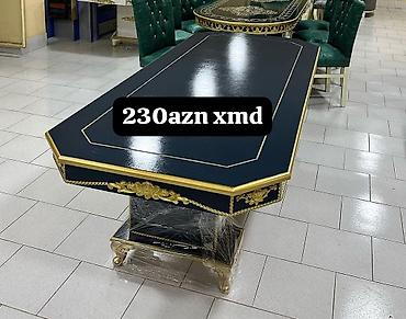 həyət stol: Klassik üslubda qat-qat dekorativ işləməli yemək/ziyafət masası — 1